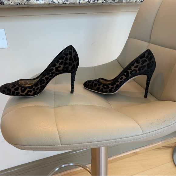 Jimmy Choo Bridget Leopard Devore Pumps - Picture 3 of 8